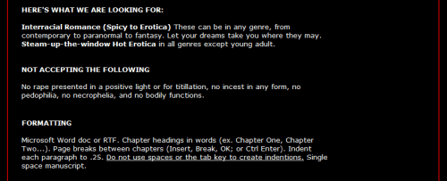 Sugar & Spice Press Guidelines